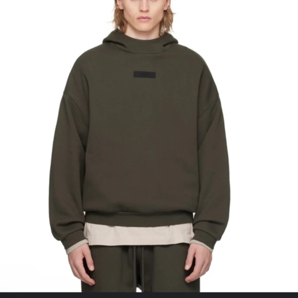 Essentials Dark Brown Hoodie